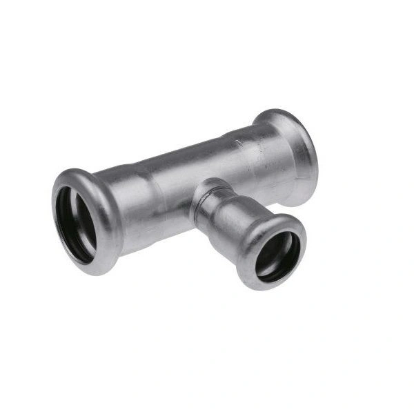 Тройник Inox press 28х22х28 нерж. KAN-Therm