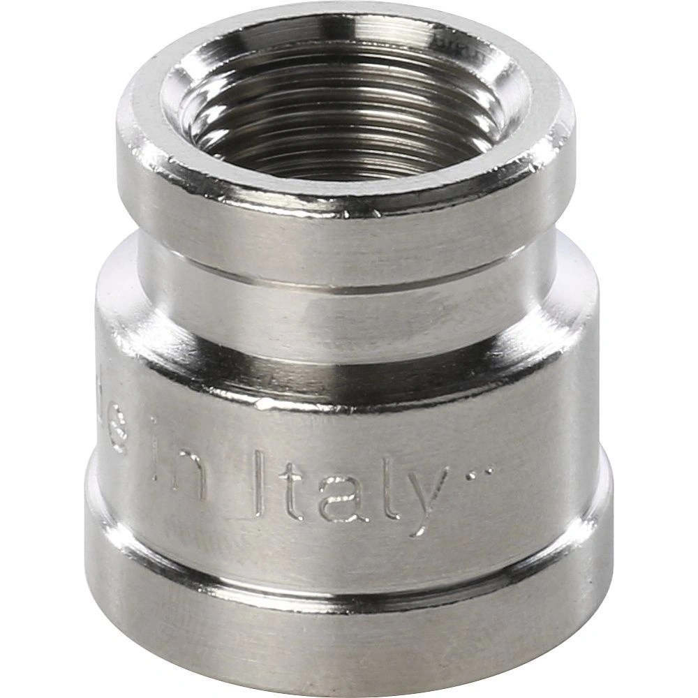 Муфта переходная ВВ   1/2х3/8 (никель) STOUT