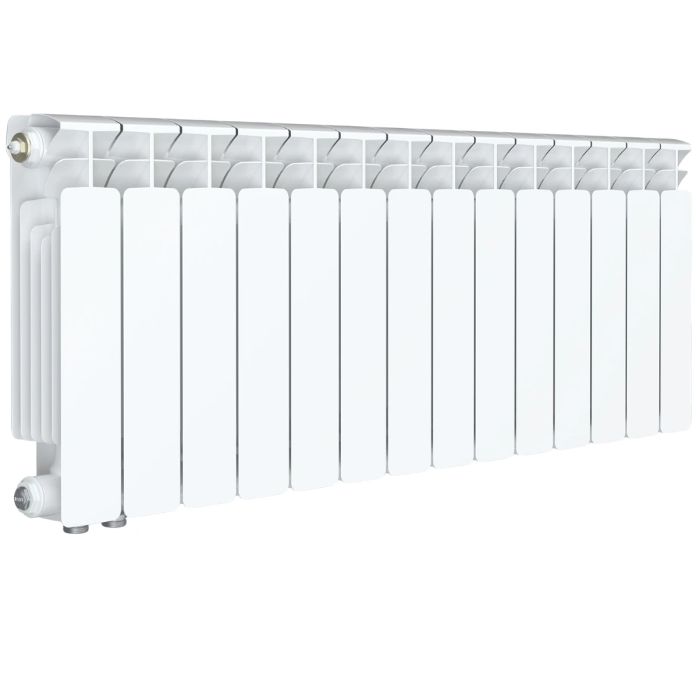 Радиатор биметаллический Monolit Ventil 500/100 14 секции (MVL) нижнее слева Rifar