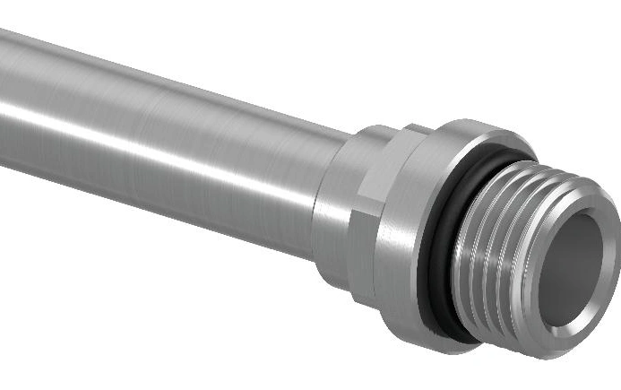 Трубка-адаптер 15 CU-G1/2"MT L=350 хром UPONOR