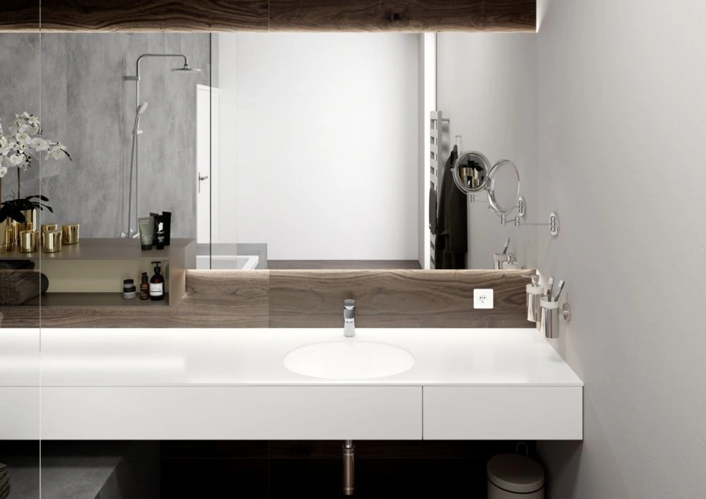Смеситель для раковины Vernis Blend 100,хром, HANSGROHE