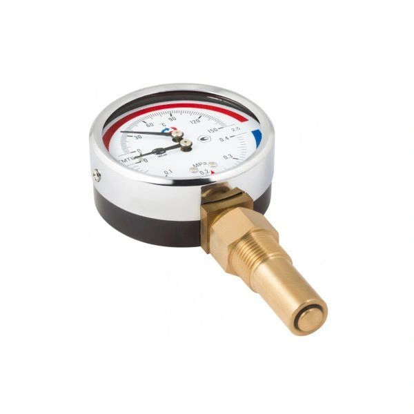 Термоманометр ТМТБ 31 Р.2. (0...120) G 1/2'' (0... 1,0 МПа) 2,5 L=64 мм