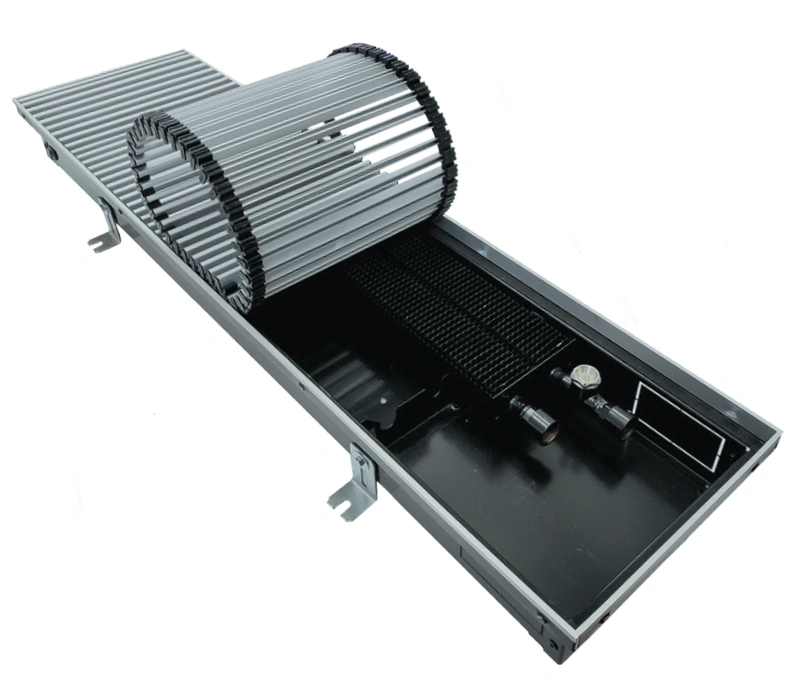 Конвектор внутрипольный Gekon Eco с решеткой UNA H08 L170 T23 (без клапана)