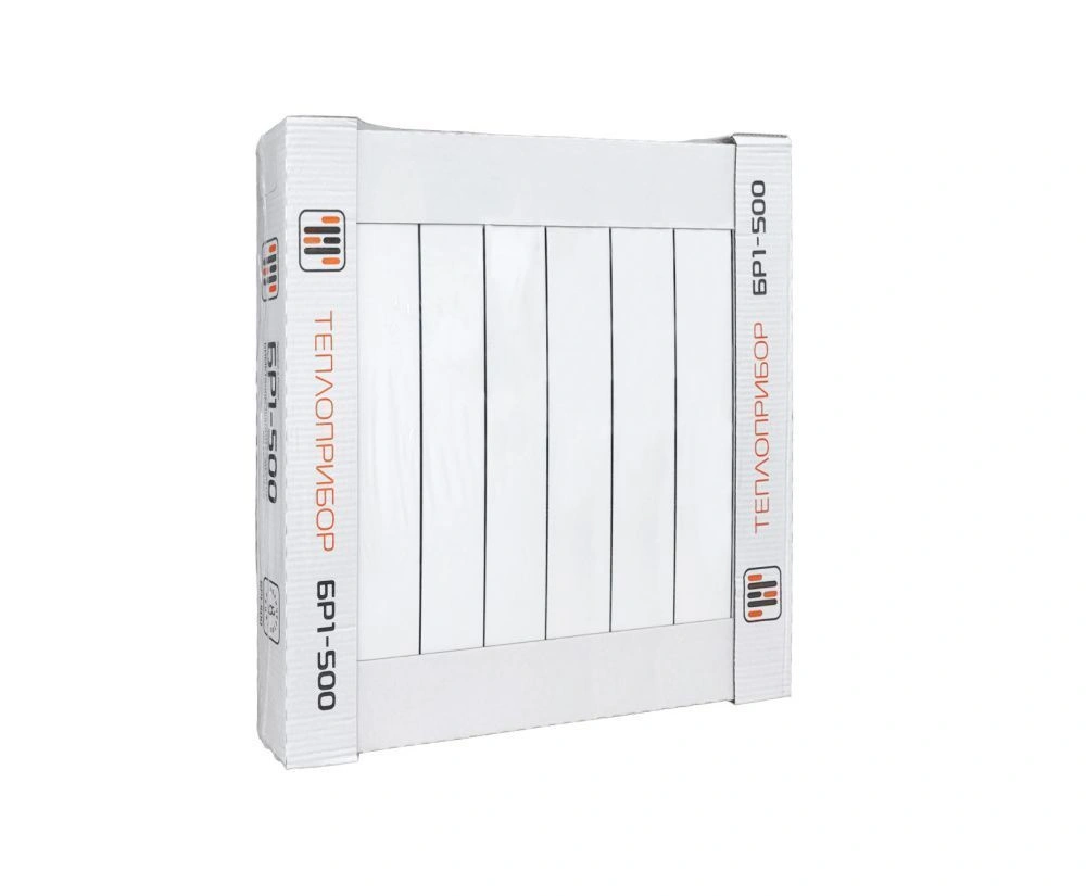 Радиатор биметаллический 500/90 мм 8 секций Теплоприбор