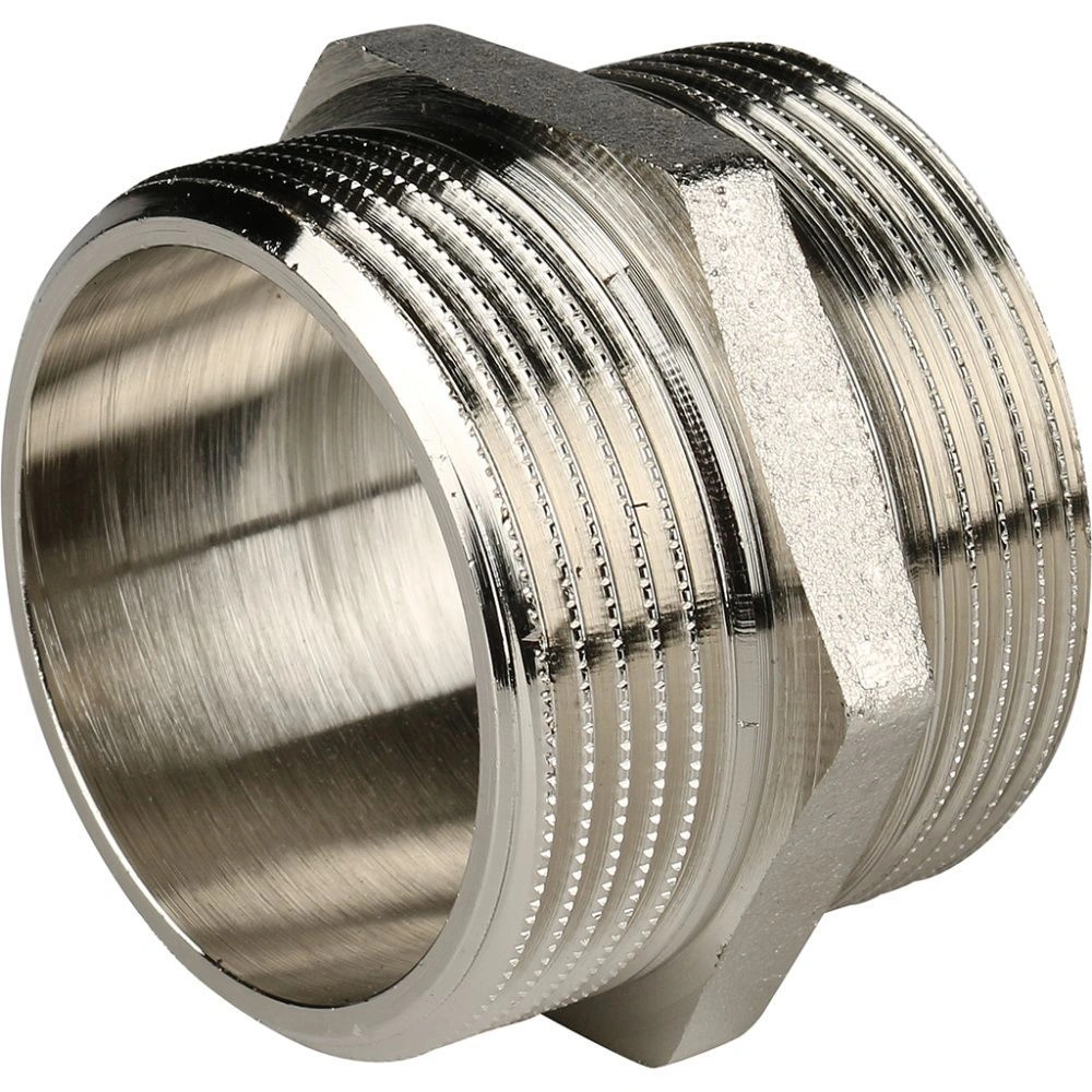 Ниппель НН 11/2х11/2 (никель) Stout