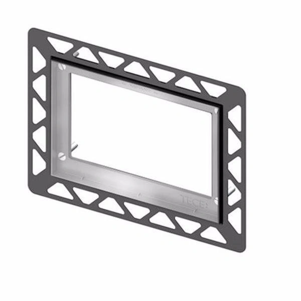 Монтаж. рама для уст. стеклянных панелей (square/loop/lux Mini/now) на уровне стены, мет.глянц, TECE