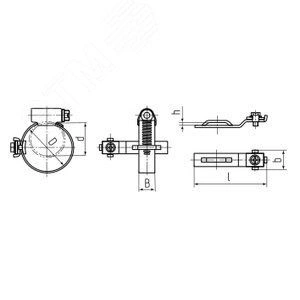Хомут для заземления 16-25 W2 УХЗ