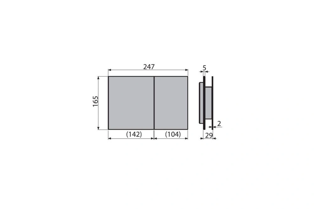 Клавиша alunox-матовая FUN ALCA PLAST