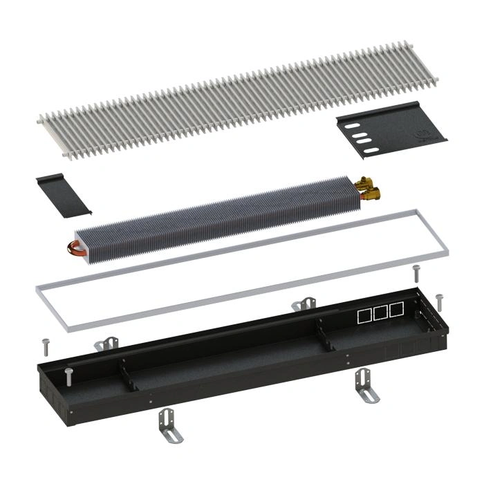 Конвектор Itermic ITTL 090.160.2000 решетка "серебро"