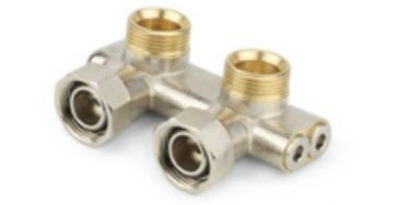 Узел нижнего подключения угл. 3/4"EK x 3/4"EK перекрестный Varmega