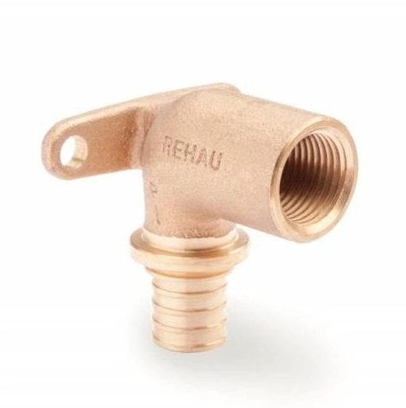 Угол 16-Rp ВР 1/2 (длинный) бронза, настенный RX+ Rehau 