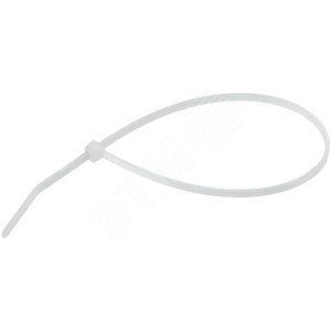 Хомут-стяжка УП нейлон 3х160(2,5х160) белый КСС (100шт.)