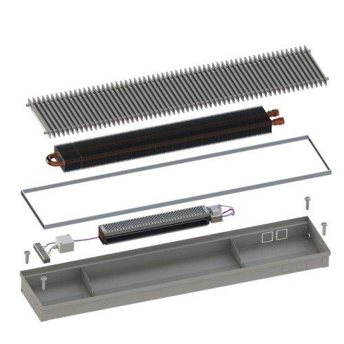 Конвектор Itermic ITTBL 090.220.2000 решетка "серебро"