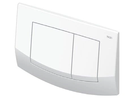 Клавиша TECEambia с 2-мя клавишами, белая, антибактериальное покрытие