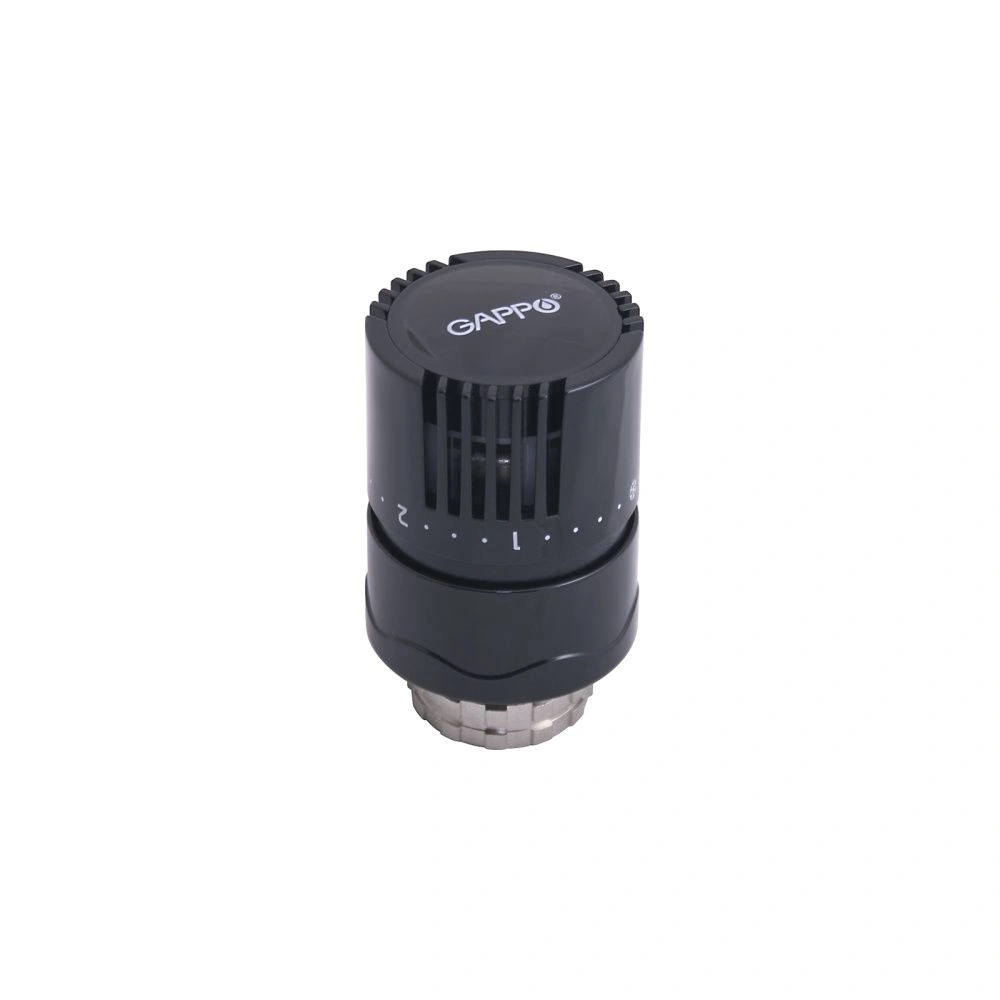 Головка термостатическая жидкостная черная М30х1,5 мм Gappo