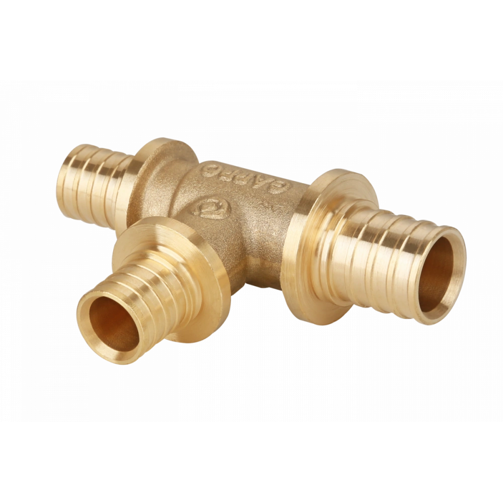 Тройник 20-16-20 латунь Gappo
