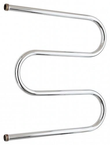 Полотенцесушитель М-образный 600х600, G 1" без кронштейна нерж. ст., полировка Стилье