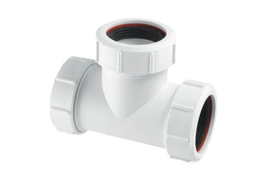 Тройник Ду40х40х40, белый McAlpine