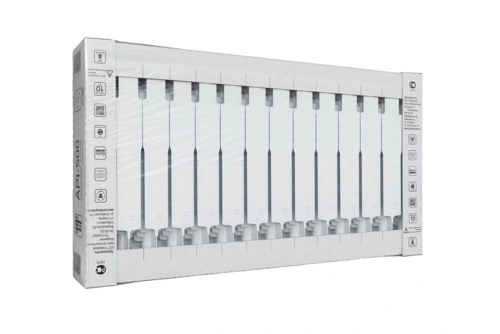Радиатор алюминиевый 500/90 14 секций Теплоприбор
