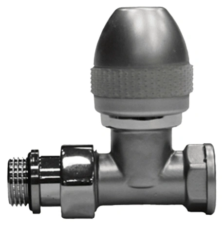 Вентиль прямой 1/2", серия Ovus, цвет серый матовый SR Rubinetterie