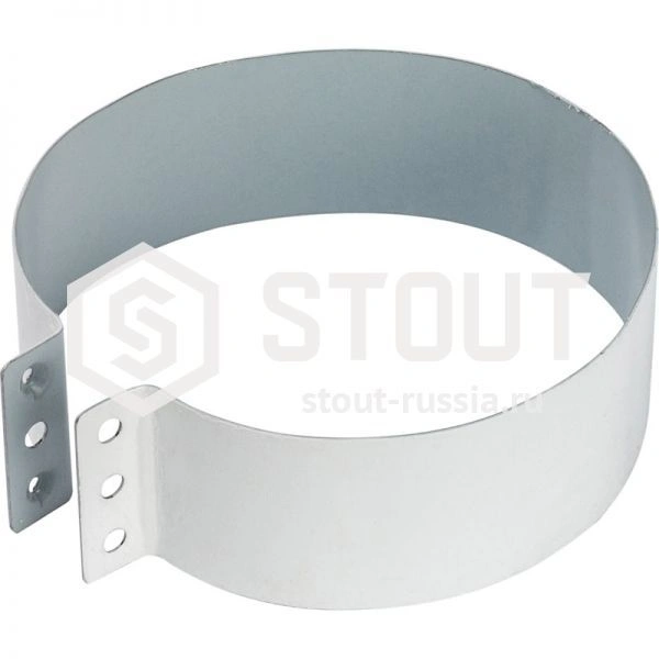 Элемент дымохода 80/80 адаптер для подкл. разд. труб (совместимый с BAXI) STOUT