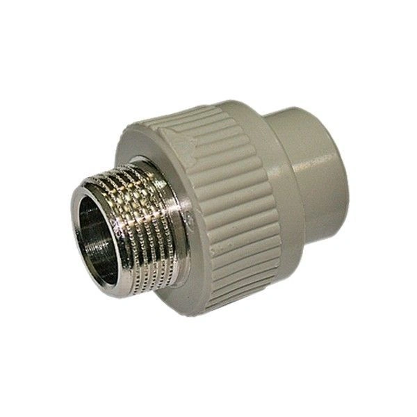 Муфта НР 20х3/4" PPRC серый KALDE