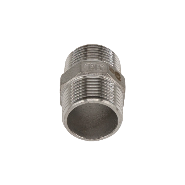 Ниппель НН 1" PN16  нерж. сталь AISI316