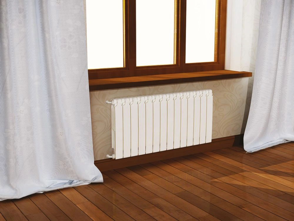 Радиатор биметаллический 500/90 мм 4 секции Теплоприбор