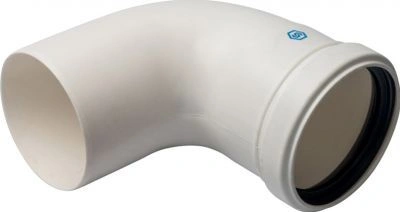 Угол конденсац. 87° DN80 м/п PP-FE STOUT (пластик)