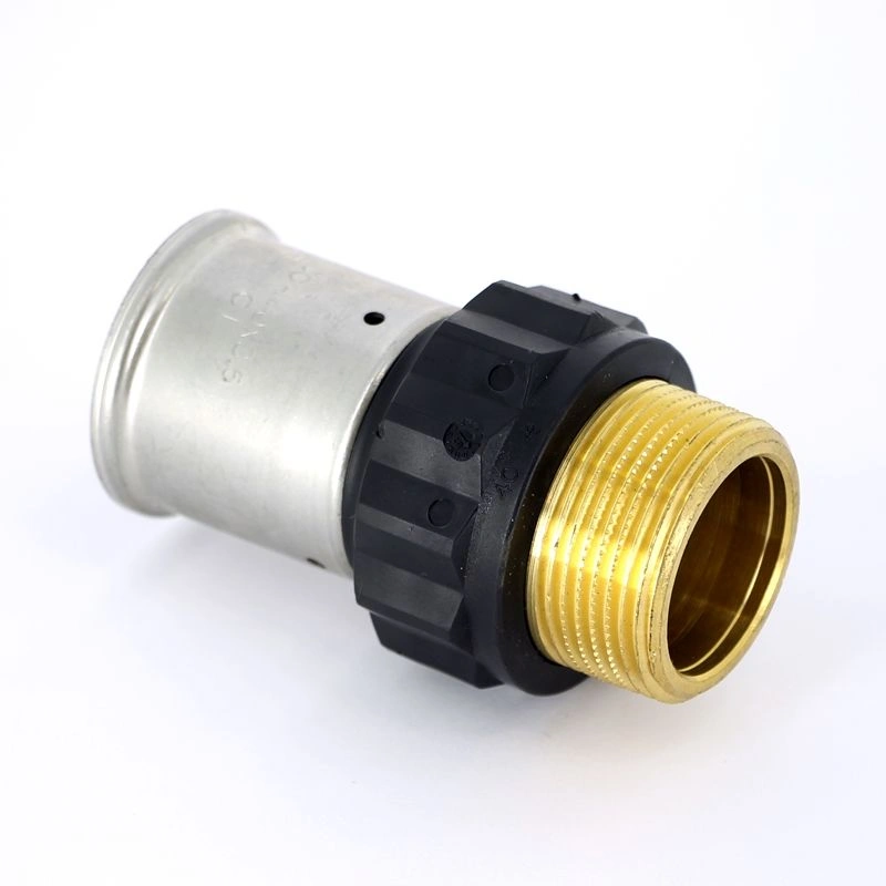 Муфта 40х11/4" НР ПВДФ пресс HENCO