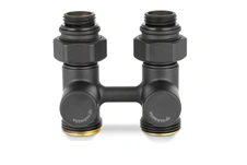 Узел нижнего подключения 1/2x3/4Ek прямой черный Varmega