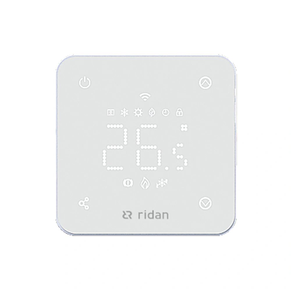 Термостат комнатный RSmart-FW Wi-Fi 230V, с Wi-Fi подключением, белый ECtemp Smart