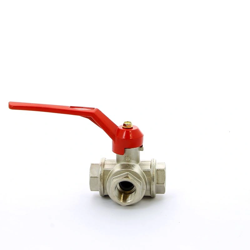 Кран шаровый трехходовой тип "Т" 3/4"  стандарный проход (рычаг) itap