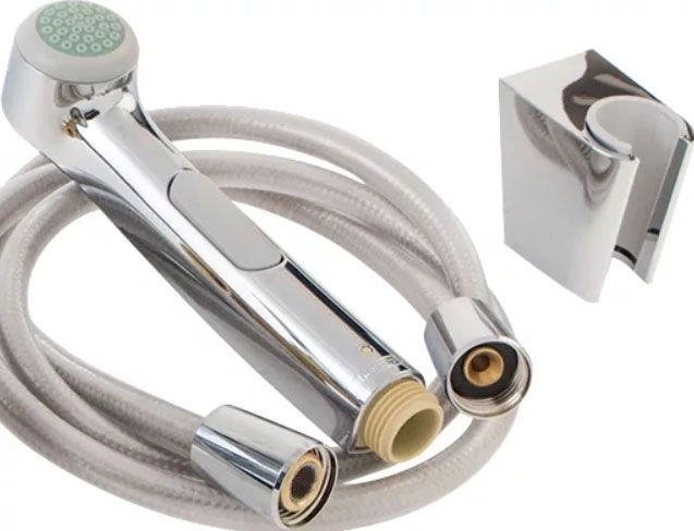 Гигиенический ручной душ с держателем, шланг 125см, хром, HANSGROHE