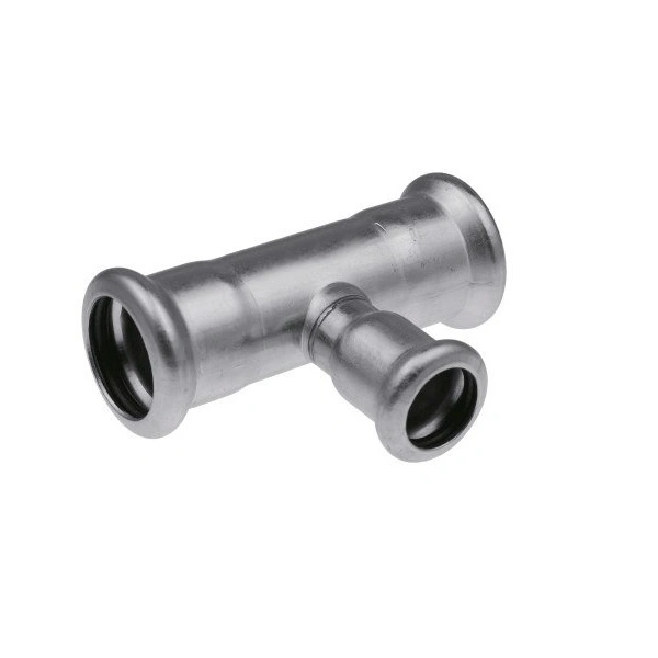 Тройник Inox press 42х28х42 нерж. KAN-Therm