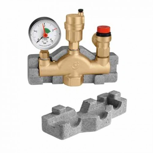 Группа безопасности 3 Бар 1", теплоизоляция Caleffi