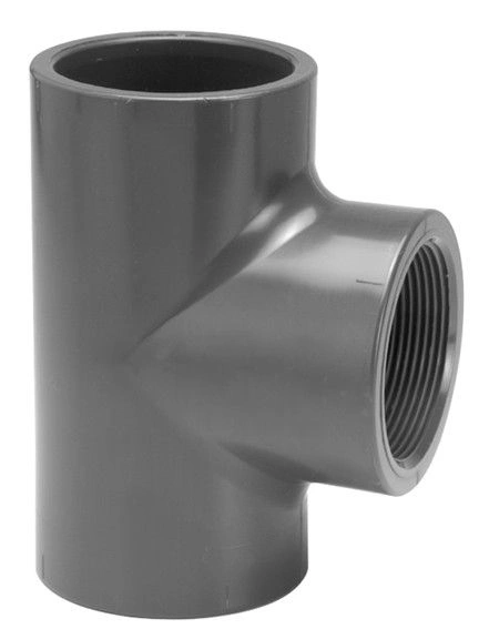Тройник 90* вн. р. PN10 (25х1/2")-PVC-U