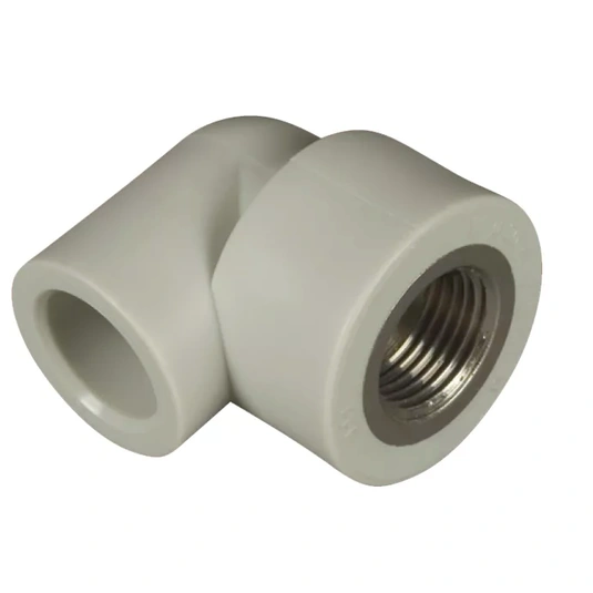 Угольник ВР 20х3/4" PPRC серый KALDE