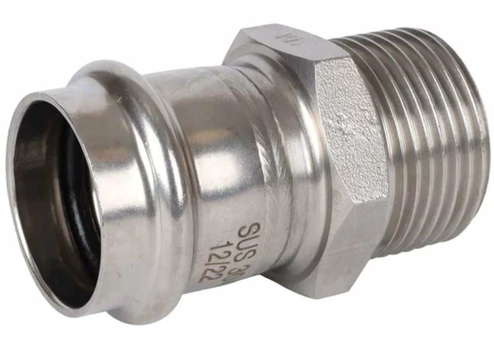 Переходник 28х1 НГ нерж. Rommer