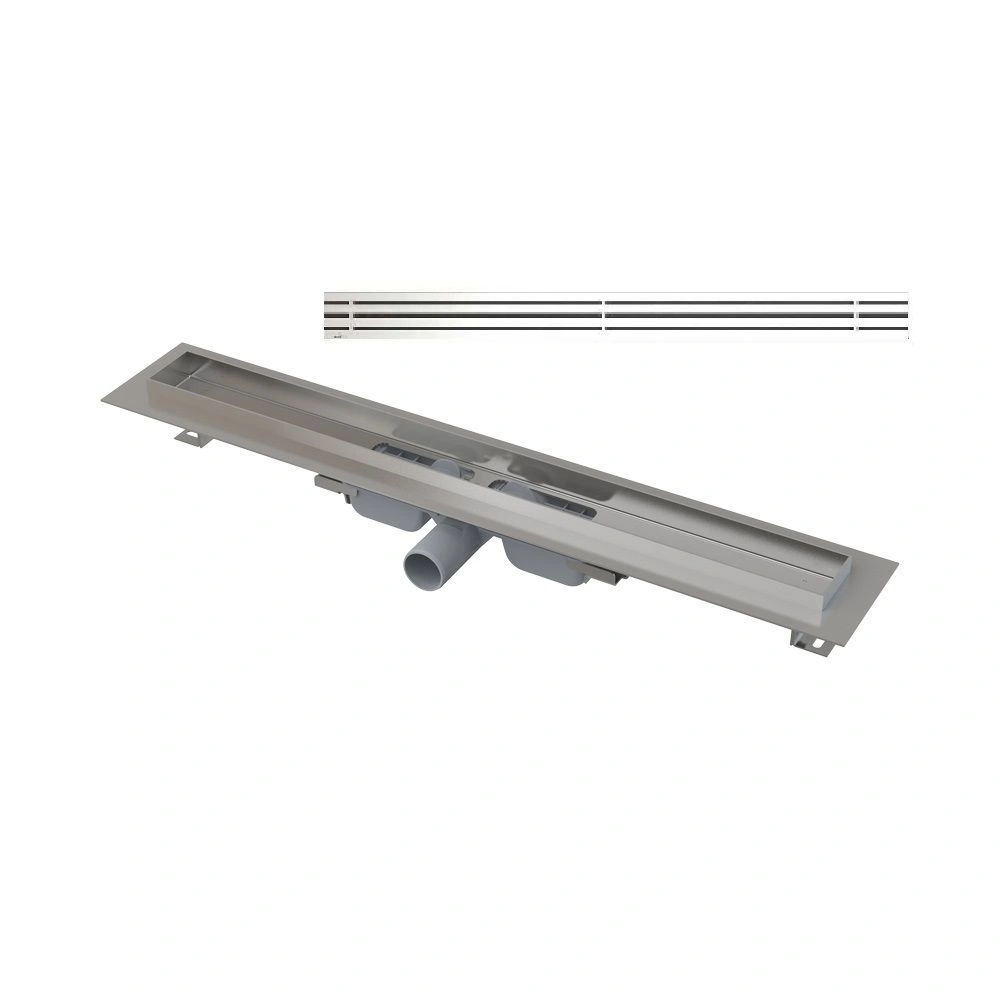 Водоотводящий желоб  из нерж. 750 мм в комплекте с решеткой GAP-750M ALCA PLAST