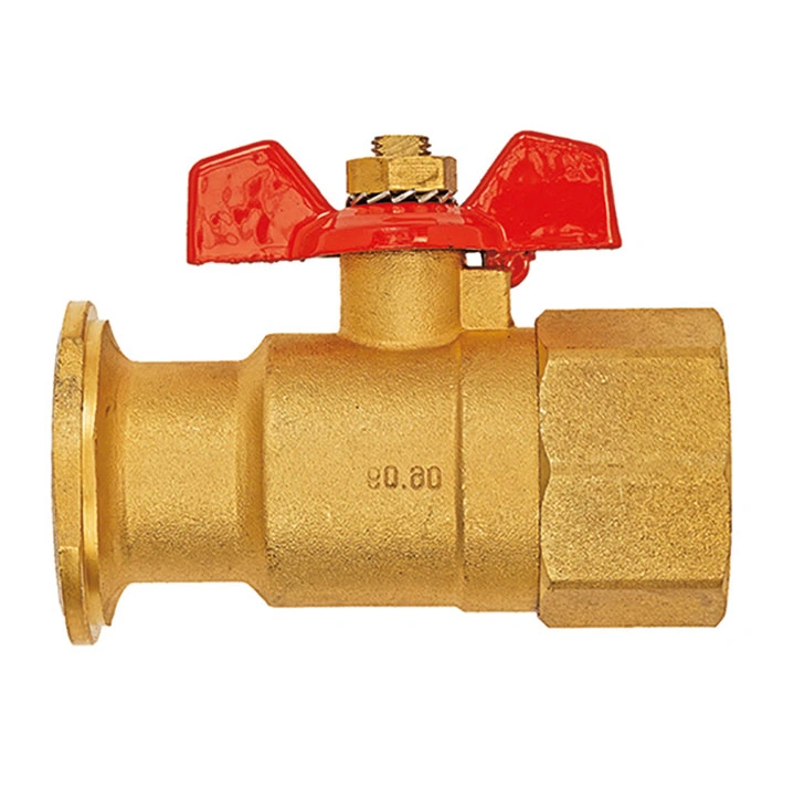 Кран шаровый,запорный,из латуни с обратным клапаном  FL x ВР 1" Meibes