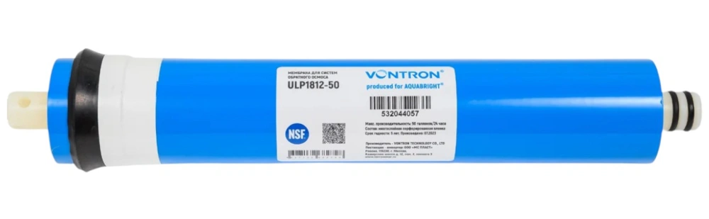Мембрана обратноосмотическая VONTRON ULP1812-50 GPD