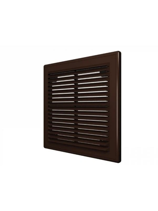 Решетка-крышка вент. VM 250х250 КH с сеткой, корич, пласт. HACO