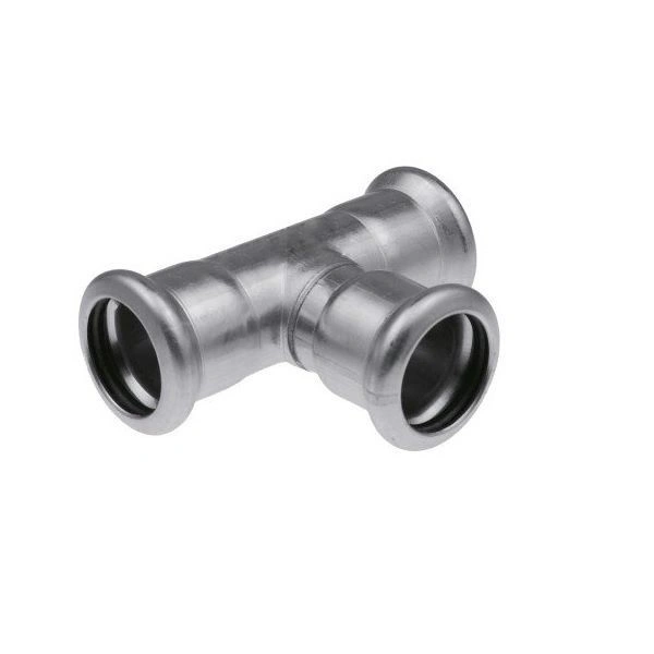 Тройник Inox press 42х42х42 нерж. KAN-Therm