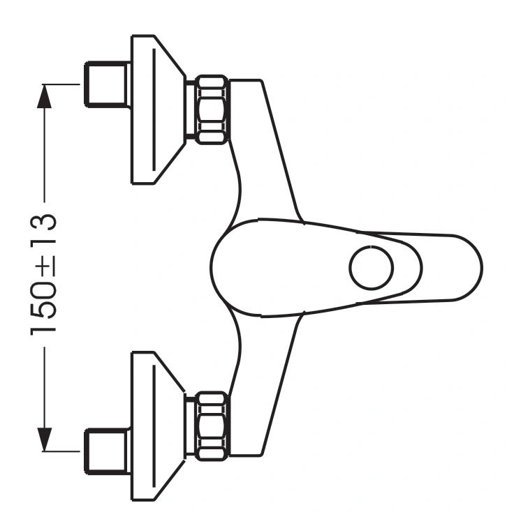 Смеситель для ванны и душа ORION, VIDIMA