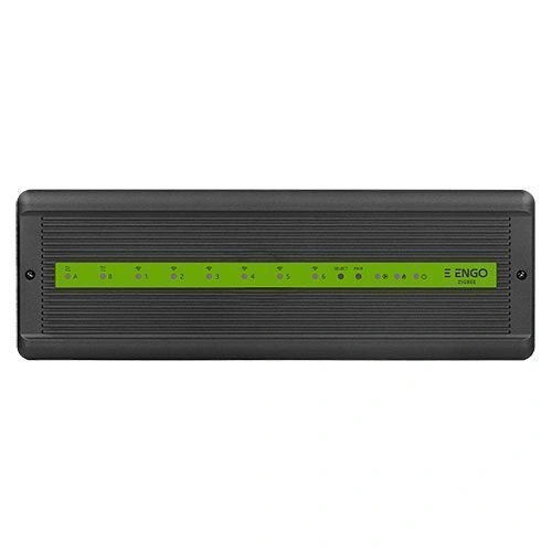 Центр коммутации с 6-тью беспроводными зонами ZigBee + 2-мя проводными зоны, 230 В. ENGO Центр коммутации с 6-тью беспроводными зонами ZigBee + 2-мя проводными зоны, 230 В. ENGO