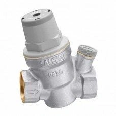 Редуктор давления  1/2" ВН, для гор.воды,хром,под манометр 1/4"( макс. давл. на входе 16 бар)Caleffi