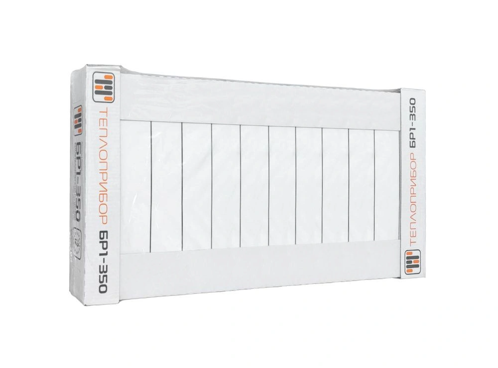 Радиатор биметаллический 350/90 мм 12 секций Теплоприбор