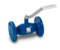 Кран шаровой Temper DN250 PN16, ф/ф, полный проход, с редуктором