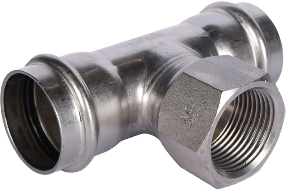 Тройник press 28х3/4х28 нерж. Rommer Тройник press 28х3/4х28 нерж. Rommer